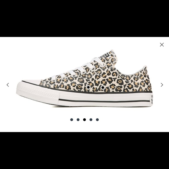 Chuck Taylor All Star Low Top cheetah M 12 W 14 - Picture 9 of 12